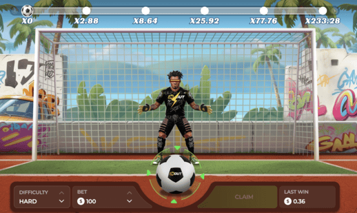 Demo Game Interface - Penalty Unlimited Free Demo for Pakistani Players